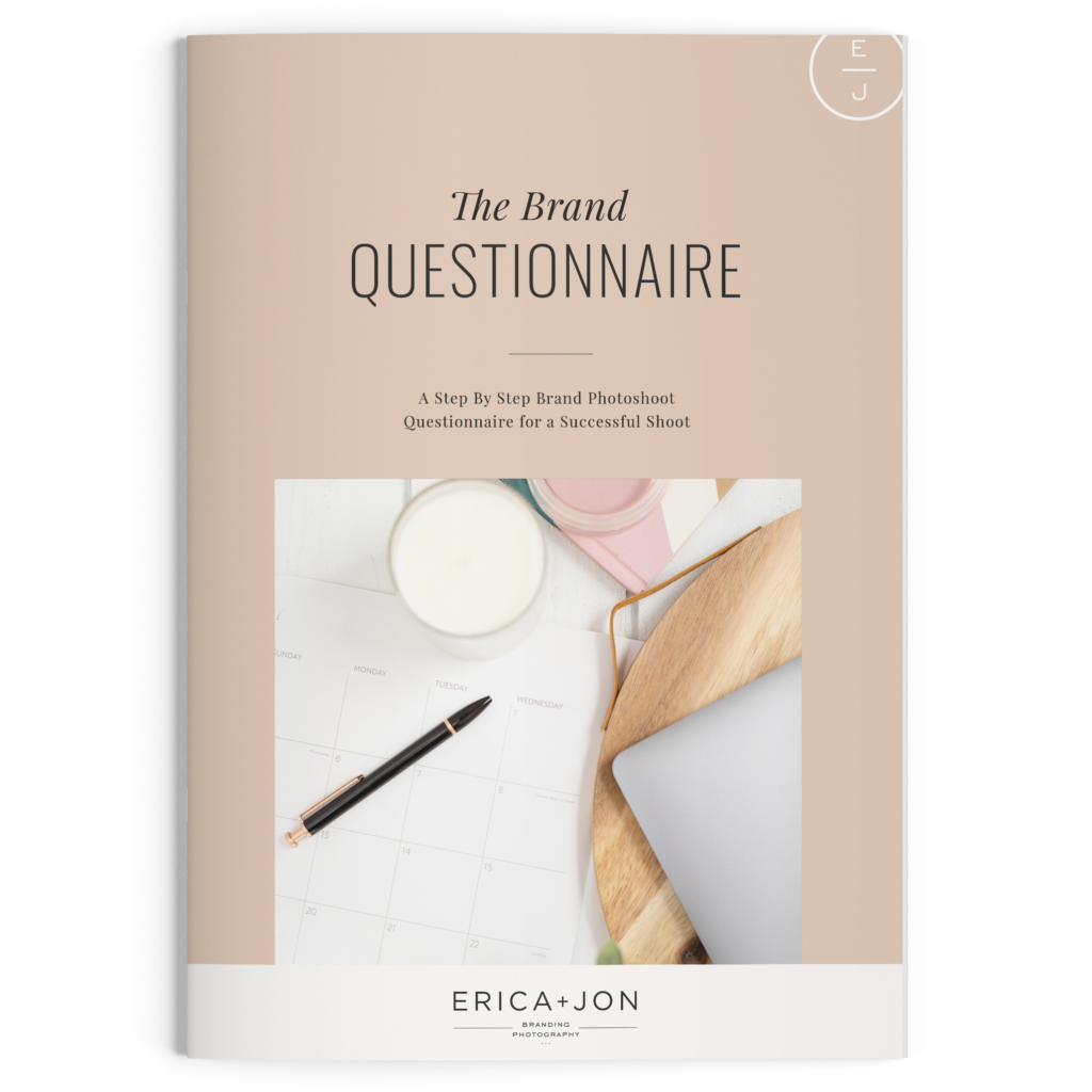 The Brand Questionnaire Erica Jon Photography